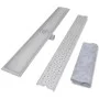 Desagüe ducha lineal 2 pzs burbuja 1030x140 mm acero inoxidable de vidaXL, Desagües - Ref: Foro24-275970, Precio: 101,07 €, D...
