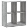 Estantería de madera de ingeniería gris Sonoma 68,5x32x75 cm en Librerías y estanterías | Comprar online en Foru.es