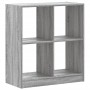 Estantería de madera de ingeniería gris Sonoma 68,5x32x75 cm en Librerías y estanterías | Comprar online en Foru.es