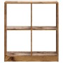 Estantería de madera ingeniería color envejecido 68,5x32x75 cm en Librerías y estanterías | Comprar online en Foru.es