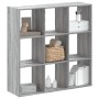 Estantería madera de ingeniería gris Sonoma 102x32x102 cm en Librerías y estanterías | Comprar online en Foru.es