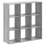 Estantería madera de ingeniería gris Sonoma 102x32x102 cm en Librerías y estanterías | Comprar online en Foru.es