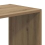 Estantería de madera de ingeniería roble artesano 102x32x102 cm en Librerías y estanterías | Comprar online en Foru.es