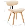 Sillas de comedor 6 uds madera curvada y cuero sintético crema de vidaXL, Sillas de comedor - Ref: Foro24-278721, Precio: 771...