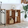 Estantería madera ingeniería color envejecido 68,5x32x68,5 cm en Librerías y estanterías | Comprar online en Foru.es