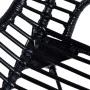 Sillas de comedor 6 unidades de ratán natural negro de vidaXL, Sillas de comedor - Ref: Foro24-275838, Precio: 513,43 €, Desc...