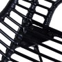 Sillas de comedor 6 unidades de ratán natural negro de vidaXL, Sillas de comedor - Ref: Foro24-275838, Precio: 497,00 €, Desc...