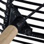 Sillas de comedor 6 unidades de ratán natural negro de vidaXL, Sillas de comedor - Ref: Foro24-275838, Precio: 497,00 €, Desc...