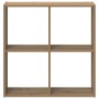 Estantería de madera ingeniería roble artisian 68,5x32x68,5 cm en Librerías y estanterías | Comprar online en Foru.es