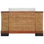 Juego de sofás con cojines 3 piezas de ratán natural marrón de vidaXL, Sofás - Ref: Foro24-278620, Precio: 1,00 €, Descuento: %