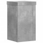 Soportes de plantas 2 uds madera gris hormigón 10x10x18 cm en Soportes para macetas | Comprar online en Foru.es