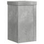 Soportes de plantas 2 uds madera gris hormigón 10x10x18 cm en Soportes para macetas | Comprar online en Foru.es
