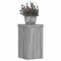 Soportes de plantas 2 uds madera gris Sonoma 10x10x18 cm en Soportes para macetas | Comprar online en Foru.es