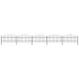 Garden fence with black steel spearheads (0.75-1)x8.5 m by vidaXL, fence panels - Ref: Foro24-277716, Price: 261,44 €, Discou...