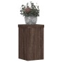 Soportes de plantas 2 uds madera marrón roble 10x10x18 cm en Soportes para macetas | Comprar online en Foru.es