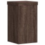 Soportes de plantas 2 uds madera marrón roble 10x10x18 cm en Soportes para macetas | Comprar online en Foru.es