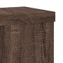 Soportes de plantas 2 uds madera marrón roble 10x10x18 cm en Soportes para macetas | Comprar online en Foru.es