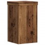 Soportes de plantas 2 uds madera roble envejecido 10x10x18 cm en Soportes para macetas | Comprar online en Foru.es