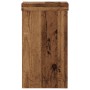 Soportes de plantas 2 uds madera roble envejecido 10x10x18 cm en Soportes para macetas | Comprar online en Foru.es