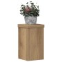 Soportes de plantas 2 uds madera roble artisian 10x10x18 cm en Soportes para macetas | Comprar online en Foru.es