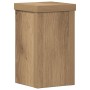 Soportes de plantas 2 uds madera roble artisian 10x10x18 cm en Soportes para macetas | Comprar online en Foru.es