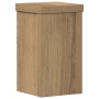 Soportes de plantas 2 uds madera roble artisian 10x10x18 cm en Soportes para macetas | Comprar online en Foru.es
