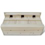 Casas para gorriones 2 unidades madera 44x15,5x21,5 cm de vidaXL, Pajareras - Ref: Foro24-276008, Precio: 54,39 €, Descuento: %