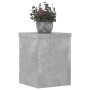 Soportes de plantas 2 uds madera gris hormigón 15x15x20 cm en Soportes para macetas | Comprar online en Foru.es