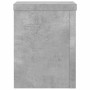 Soportes de plantas 2 uds madera gris hormigón 15x15x20 cm en Soportes para macetas | Comprar online en Foru.es