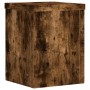 Soportes de plantas 2 uds madera roble ahumado 15x15x20 cm en Soportes para macetas | Comprar online en Foru.es