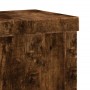Soportes de plantas 2 uds madera roble ahumado 15x15x20 cm en Soportes para macetas | Comprar online en Foru.es