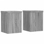 Soportes de plantas 2 uds madera gris Sonoma 15x15x20 cm en Soportes para macetas | Comprar online en Foru.es