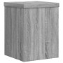 Soportes de plantas 2 uds madera gris Sonoma 15x15x20 cm en Soportes para macetas | Comprar online en Foru.es