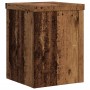 Soportes de plantas 2 uds madera roble envejecido 15x15x20 cm en Soportes para macetas | Comprar online en Foru.es