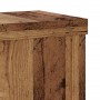 Soportes de plantas 2 uds madera roble envejecido 15x15x20 cm en Soportes para macetas | Comprar online en Foru.es