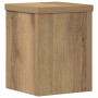 Soportes de plantas 2 uds madera roble artisian 15x15x20 cm en Soportes para macetas | Comprar online en Foru.es