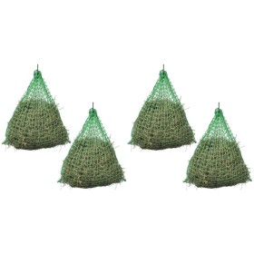 Redes para heno 4 uds redondas PP 0,75x0,5 m de vidaXL, Comederos y bebederos de ganado - Ref: Foro24-279115, Precio: 23,45 €...