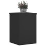 Soportes de plantas 2 uds madera ingeniería negro 20x20x30 cm en Soportes para macetas | Comprar online en Foru.es