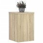 Soportes de plantas 2 uds madera roble Sonoma 20x20x30 cm en Soportes para macetas | Comprar online en Foru.es
