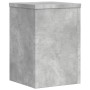 Soportes de plantas 2 uds madera gris hormigón 20x20x30 cm en Soportes para macetas | Comprar online en Foru.es