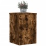 Soportes de plantas 2 uds madera roble ahumado 20x20x30 cm en Soportes para macetas | Comprar online en Foru.es