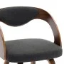 Dining chairs 4 units curved wood and dark gray fabric by vidaXL, dining chairs - Ref: Foro24-278842, Price: 574,86 €, Discou...