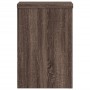 Soportes de plantas 2 uds madera marrón roble 20x20x30 cm en Soportes para macetas | Comprar online en Foru.es