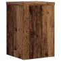 Soportes de plantas 2 uds madera roble envejecido 20x20x30 cm en Soportes para macetas | Comprar online en Foru.es