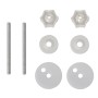Asientos de inodoro con tapas de cierre suave 2 uds MDF negro de vidaXL, Asientos de inodoros y bidés - Ref: Foro24-275905, P...