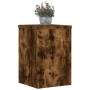 Soportes de plantas 2 uds madera roble ahumado 25x25x35 cm en Soportes para macetas | Comprar online en Foru.es