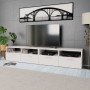 Mueble para TV de madera de ingeniería 2 unidades blanco de vidaXL, Muebles TV - Ref: Foro24-275110, Precio: 134,56 €, Descue...