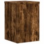 Soportes de plantas 2 uds madera roble ahumado 25x25x35 cm en Soportes para macetas | Comprar online en Foru.es
