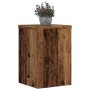 Soportes de plantas 2 uds madera roble envejecido 25x25x35 cm en Soportes para macetas | Comprar online en Foru.es
