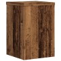 Soportes de plantas 2 uds madera roble envejecido 25x25x35 cm en Soportes para macetas | Comprar online en Foru.es